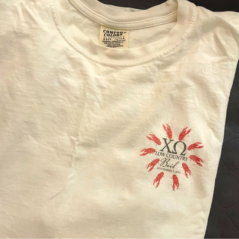 COMFORT COLORS Chi Omega Long-sleeve Tee